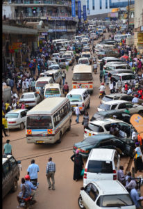 Kampala traffic jam